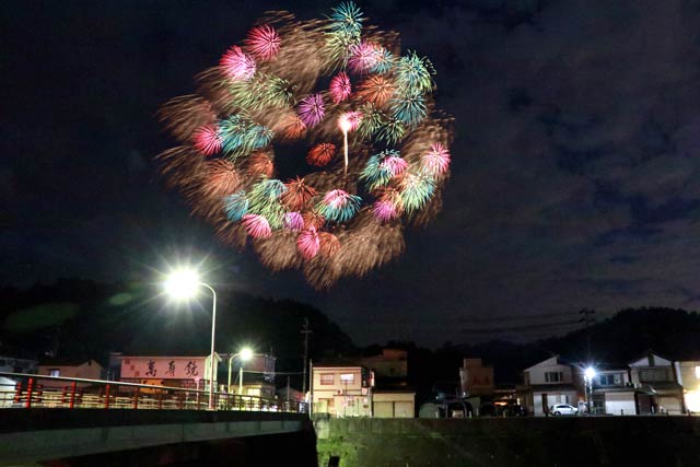 かも応援花火