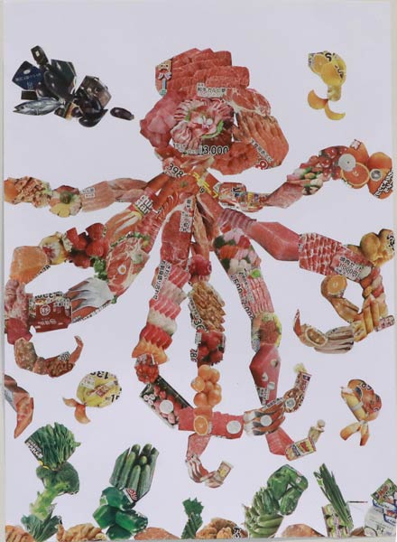 市長賞／絵画「海庭のダンスパーティー」波塚乃愛（加茂中学校2年）