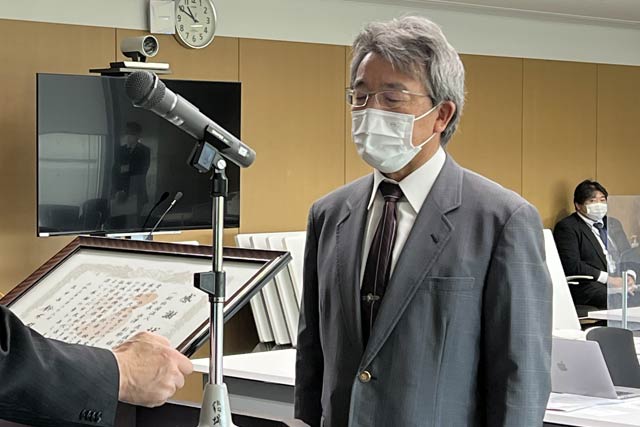燕市医師会の水澤彰郎会長