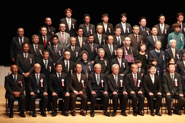 三条市表彰の記念撮影