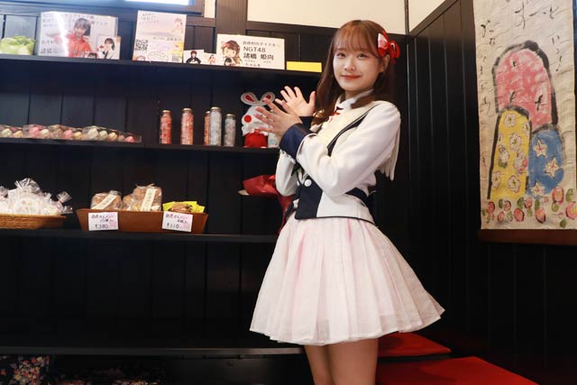 1日弥彦観光PR大使に委嘱された諸橋姫向さん