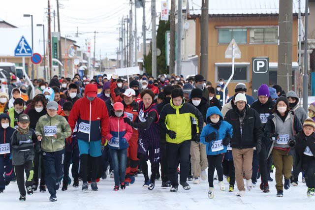 2年ぶりの三条市元旦マラソン大会