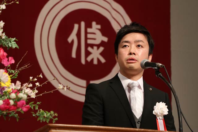 滝沢市長の式辞
