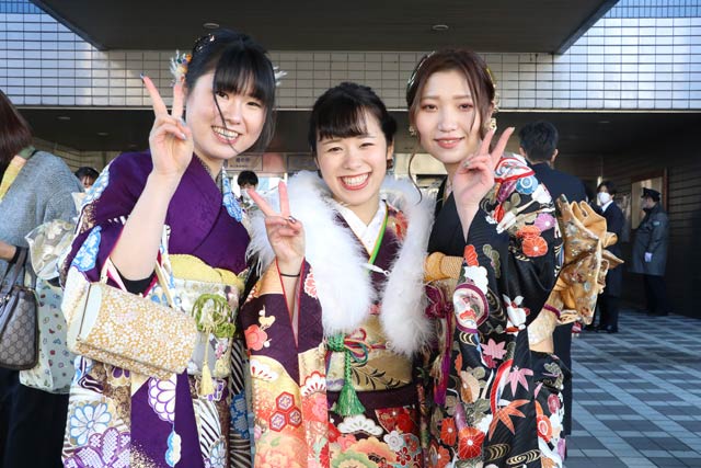 成人式のスナップ