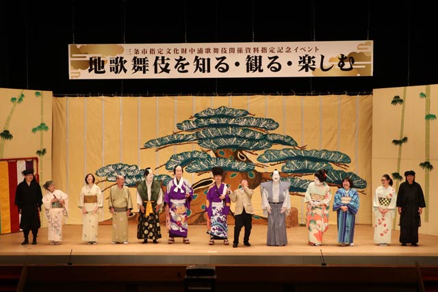 上演後のカーテンコール
