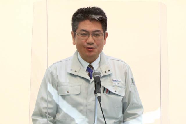 大桃社長の社長就任初仕事と成った訓示