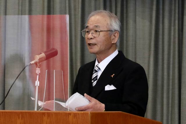 草間学長の式辞