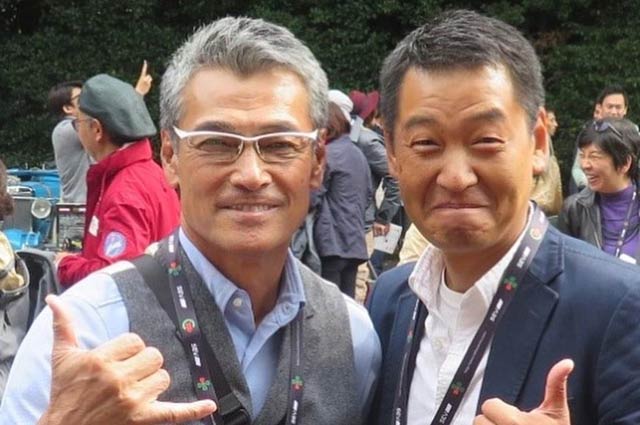 能勢さんがFacebookに投稿した渡辺さんとのツーショット