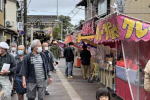 三条祭り宵宮の露店