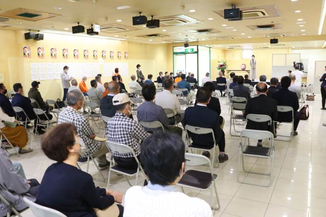 堀陣営の出陣式