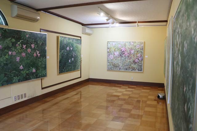日展や光風会展に出品した大作