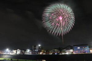 「第37回越後加茂川夏祭り」大花火大会