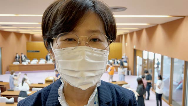 子ども議会を見学したKCJ GROUPの宮本副社長