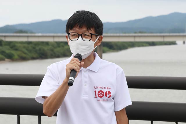 信濃川河川事務所の今井所長