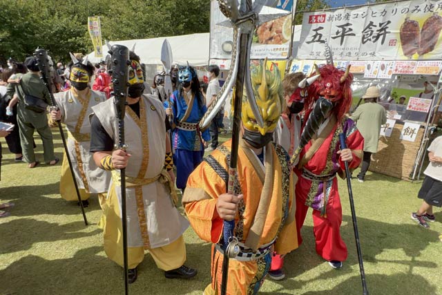 越後くがみ山酒呑童子行列