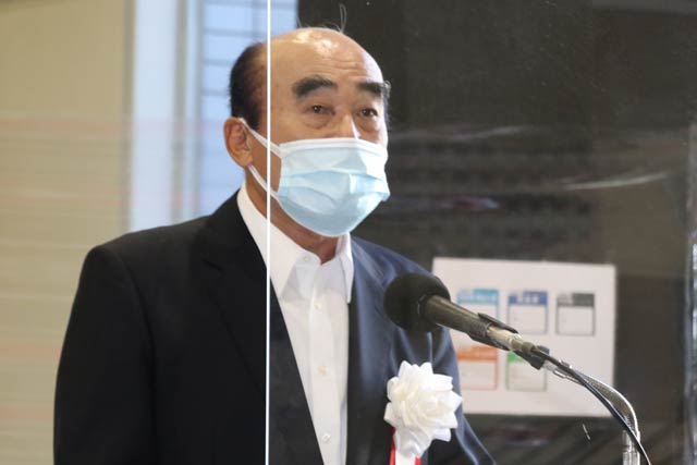 実行委員長の田野会頭