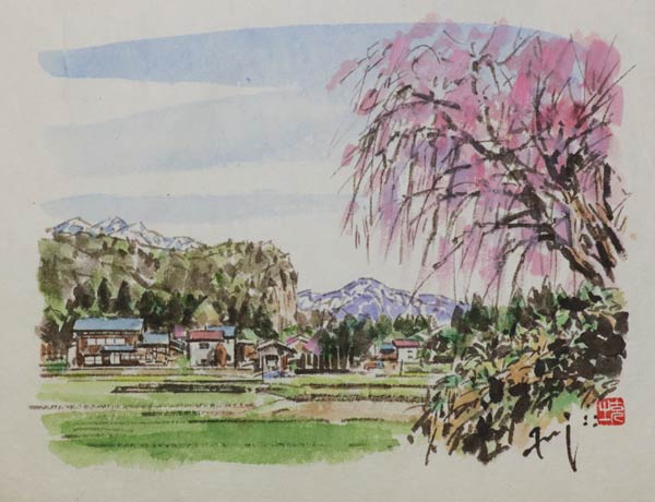 原画「八木ヶ鼻」