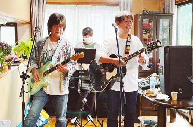 藤井さんの自宅で開いたホームコンサート