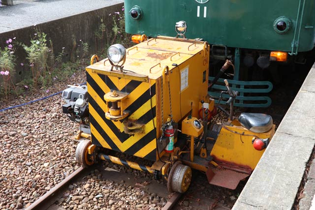 かぼちゃ電車を走らせる動力源の車両移動機「アント」