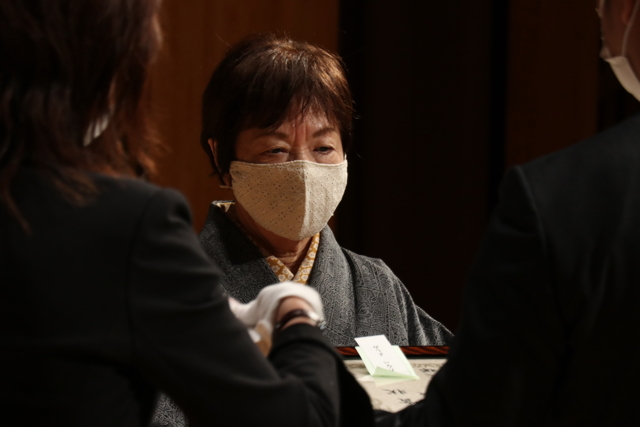 市展賞 日本画 「秋色」 渡邊 良美さん