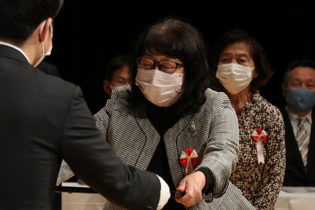 優秀賞 洋画 「戦士の休息」 野水 陽子さん