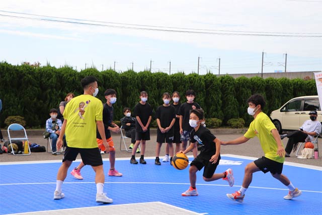ビーターズ選手の3x3クリニック