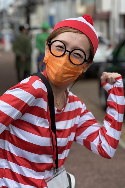 「200メートルいちび～燕ハロウィンストリート」の「コスプレハロウィンパーティー」の仮装