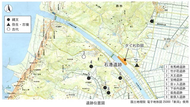 遺跡位置図