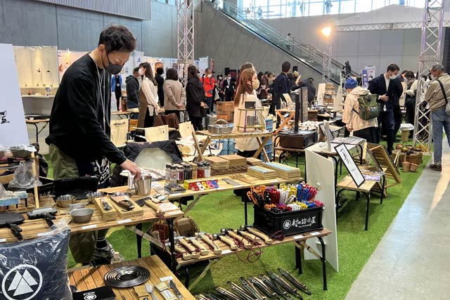 「クールジャパンEXPO in NIIGATA」の燕三条ブース「Tsubame Sanjo Factories」