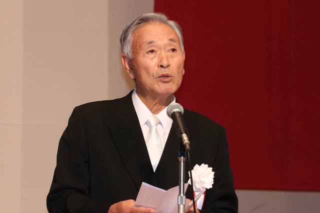 阿部銀次郎市議会議長の祝辞
