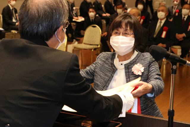 長谷川サチ元一般財団法人見附地区交通安全協会理事