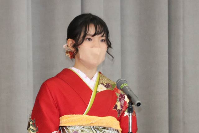 田中さんが誓いの言葉