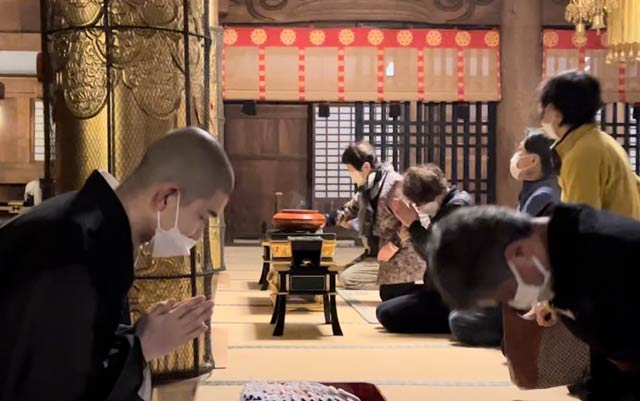 元朝祈願の参拝客