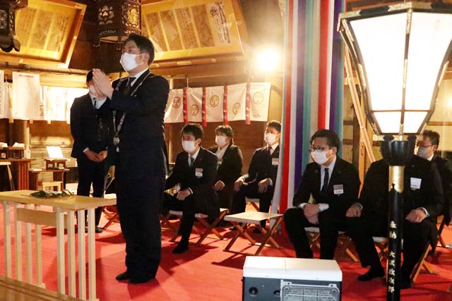 新年の祈とう