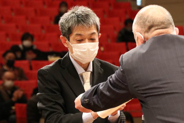 スポーツ栄誉賞の柳原久人さん（バスケットボール・レベルズ）第5回全日本社会人O-50バスケットボール選手権大会 優勝