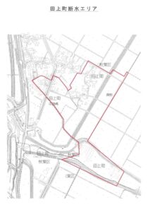 田上町の中店嶋地区と興野地区を含む新潟市の一部地域で計画断水