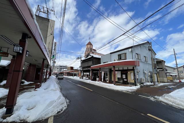 コラボスタンプラリーが行われる一ノ木戸商店街