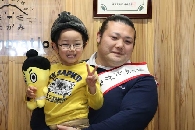 記念撮影のひとこま