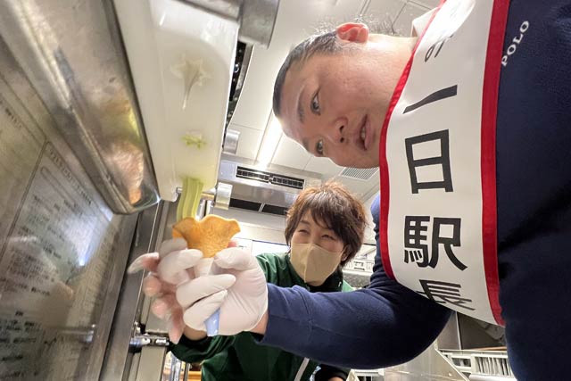 ソフトクリーム巻きに挑戦