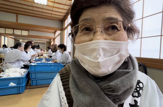 本成寺婦人会の小川会長