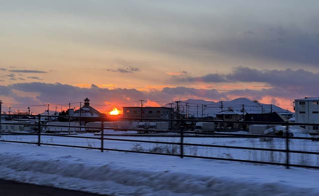 31日午後5時過ぎに新潟市南区から