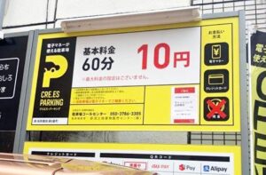 古町に60分10円の駐車場が出現