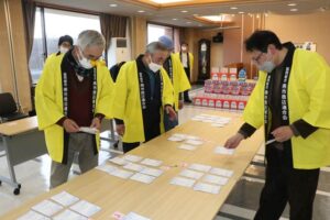 「第10回天神講まつり」の抽選会