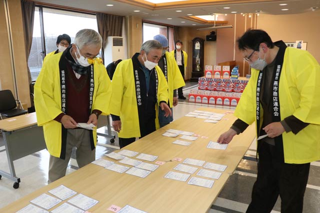 「第10回天神講まつり」の抽選会