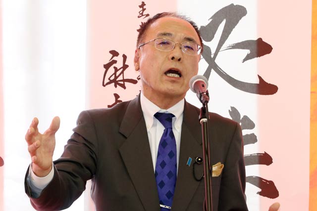 保坂氏の決意表明
