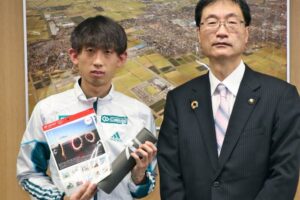 岸本さんと鈴木市長