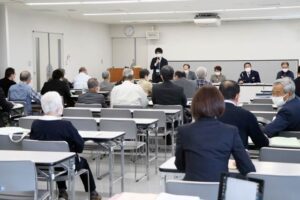 【加茂市長選・加茂市議選】立候補予定者説明に市長選は現職だけ 市議選は現9･元1･新4の定数と同数15人