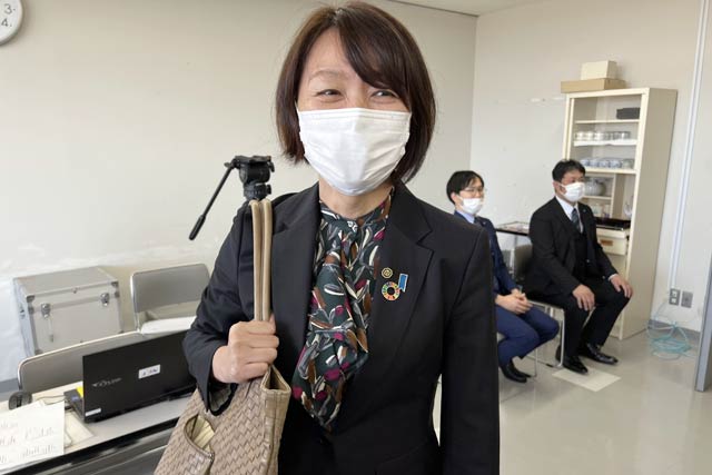 現職市長の藤田氏は本人が出席