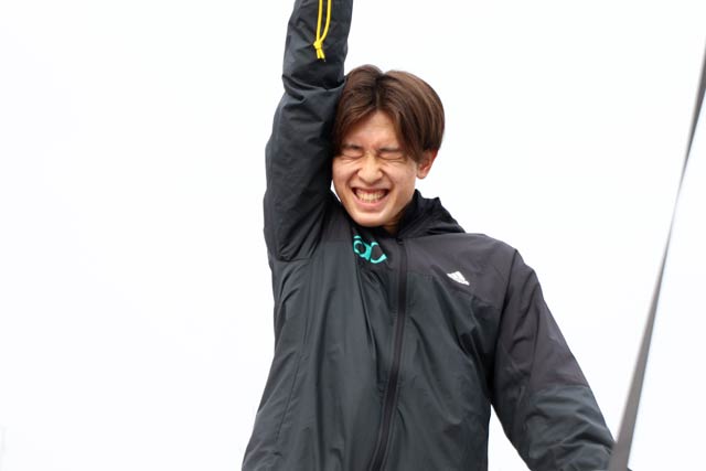 招待選手の松岡竜矢選手