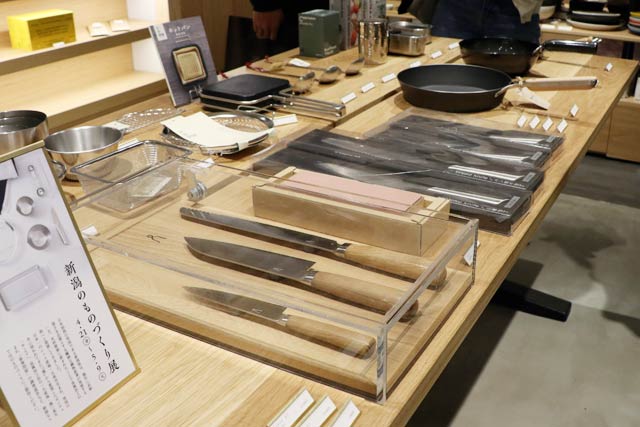 新潟のものづくり展のコーナー